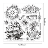 Sailboat PVC Plastic Stamps