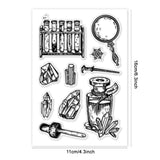 Globleland Custom PVC Plastic Clear Stamps, for DIY Scrapbooking, Photo Album Decorative, Cards Making, Mixed Shapes, 160x110x3mm