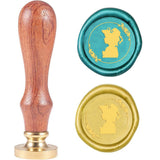 Lady avatar-4 Wood Handle Wax Seal Stamp - Globleland