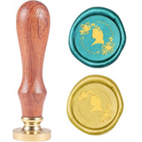 Lady avatar-5 Wood Handle Wax Seal Stamp - Globleland