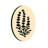 Lavender Oval Wax Seal Stamps - Globleland