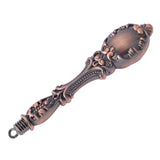 Red Copper Peacock Metal Stamp Handle
