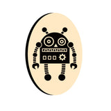 Robot-2 Oval Wax Seal Stamps - Globleland