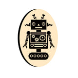 Robot Oval Wax Seal Stamps - Globleland
