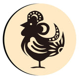 Rooster Chinese Zodiac Wax Seal Stamps - Globleland